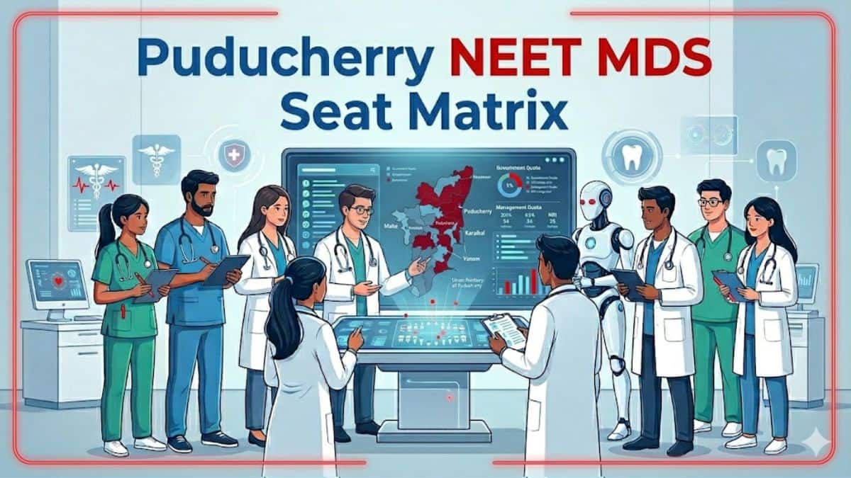 Puducherry NEET MDS Seat Matrix 2026: Government Colleges Total Seats